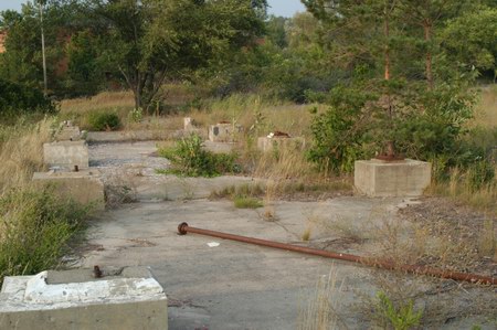 Traverse Drive-In Theatre - More Screen Foundation (newer photo)